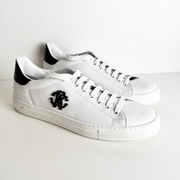 Roberto Cavalli Other - Roberto Cavalli Sneakers with Monogram Mirror Snake size 46